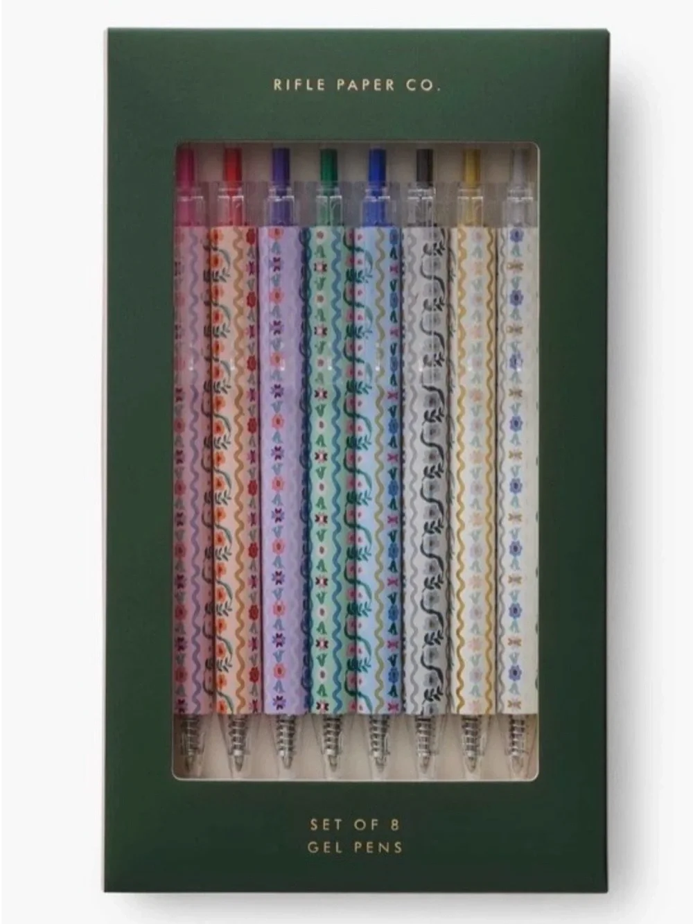 Rifle Paper Co. Gel Pen Set Of 8